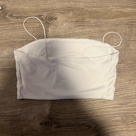 White Crop Top - Picture 3 of 3